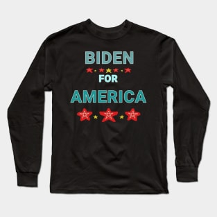 Biden For America 2020 Long Sleeve T-Shirt